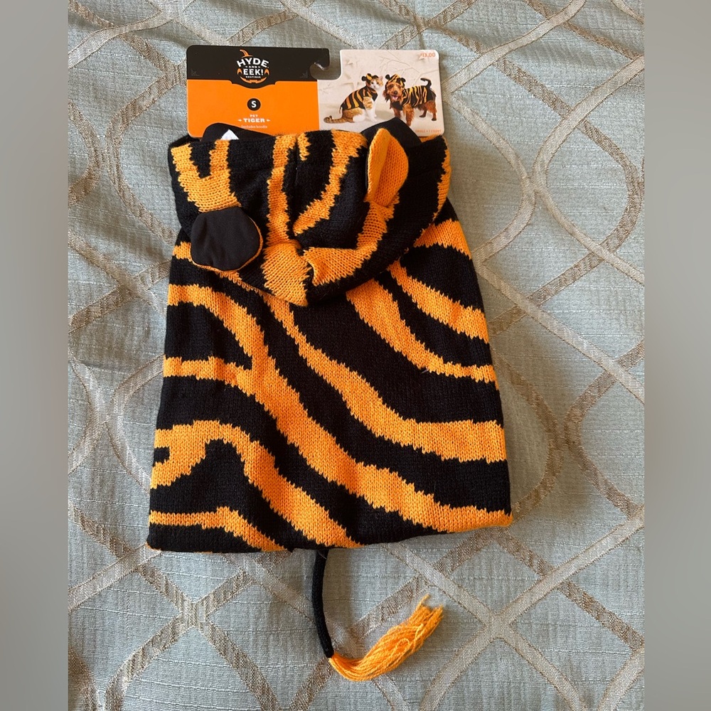 New Hyde and Eek boutique pet Tiger Halloween costume size small dogs cats